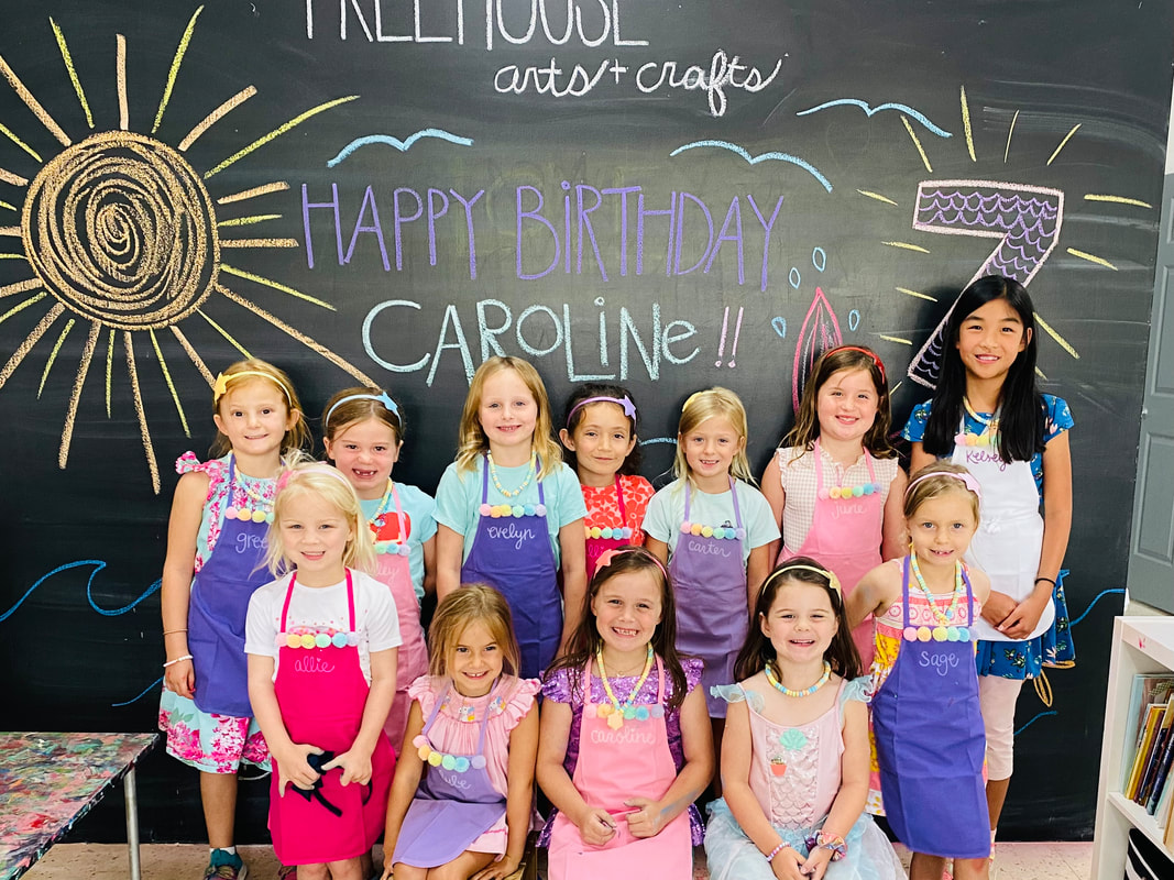 Eight fun craft ideas for kids birthday parties